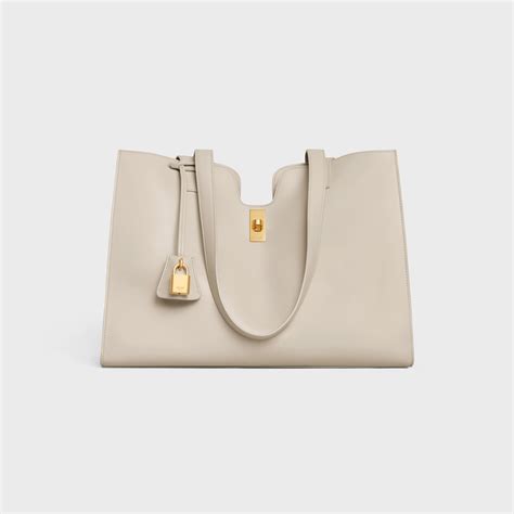 celine light stone|CABAS 16 SOFT IN SMOOTH CALFSKIN .